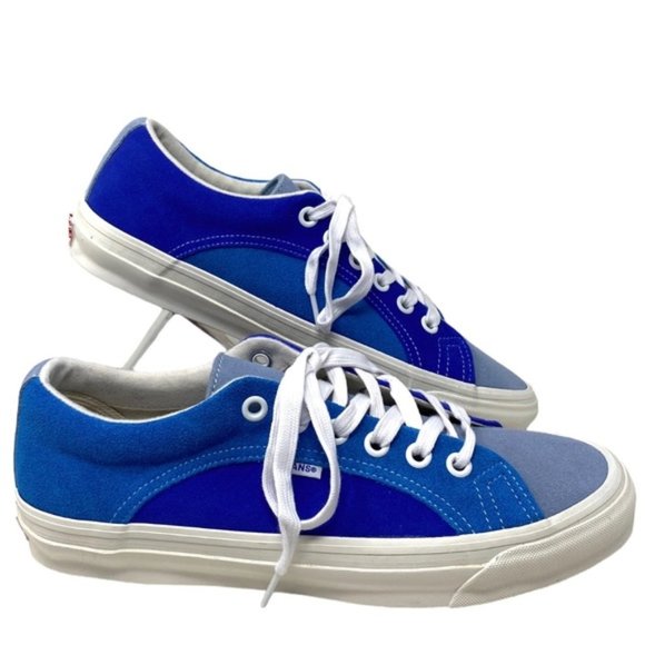 VANS OG Lampin LX Sneakers Low Suede Blue Shoes Casual Women's Size VN0A7Q4U6RE - Picture 1 of 11